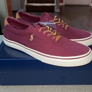 Polo by Ralph Lauren Men's Burgundy Sneakers